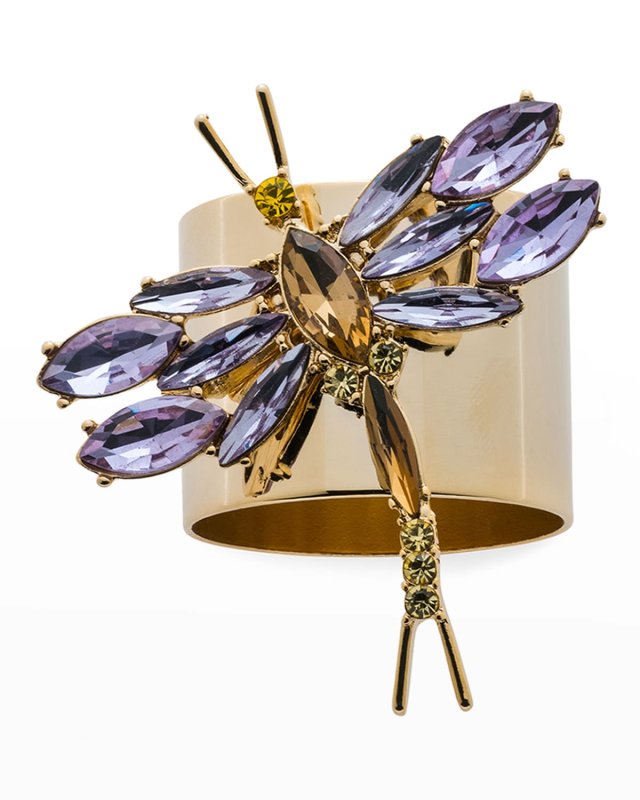 Dragonfly Napkin Rings, Set of 2